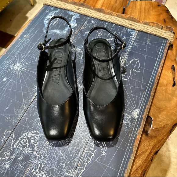 J.Crew Ankle-Strap Flats in Leather – Size 7 - Picture 3 of 9